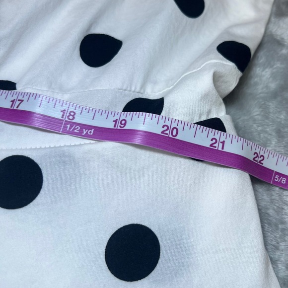 Torrid Size 3 Plus Size 3X White Black Polka Dot Sundress Sweetheart Fit & Flare - Picture 10 of 14